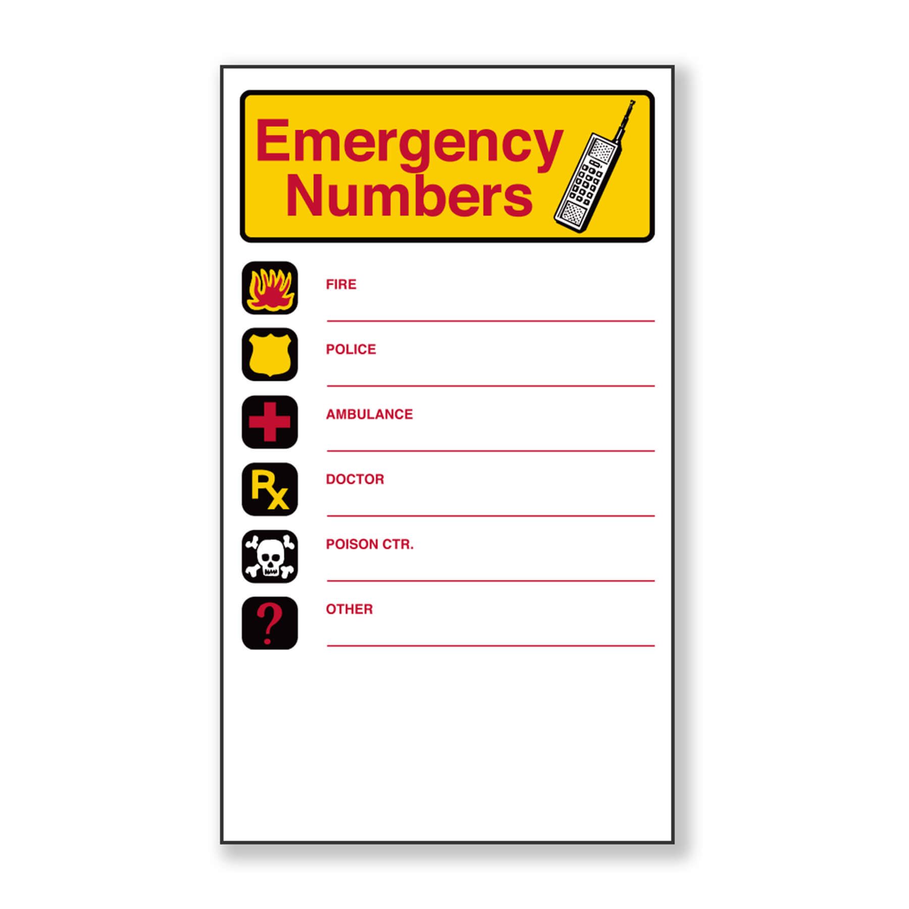 Emergency Numbers